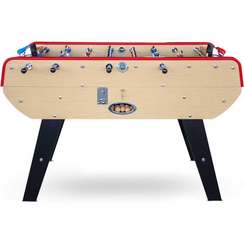 Baby-foot Bistrot Rétro - Table de Jeu avec Accessoires - Balles, Manettes, Scoreurs